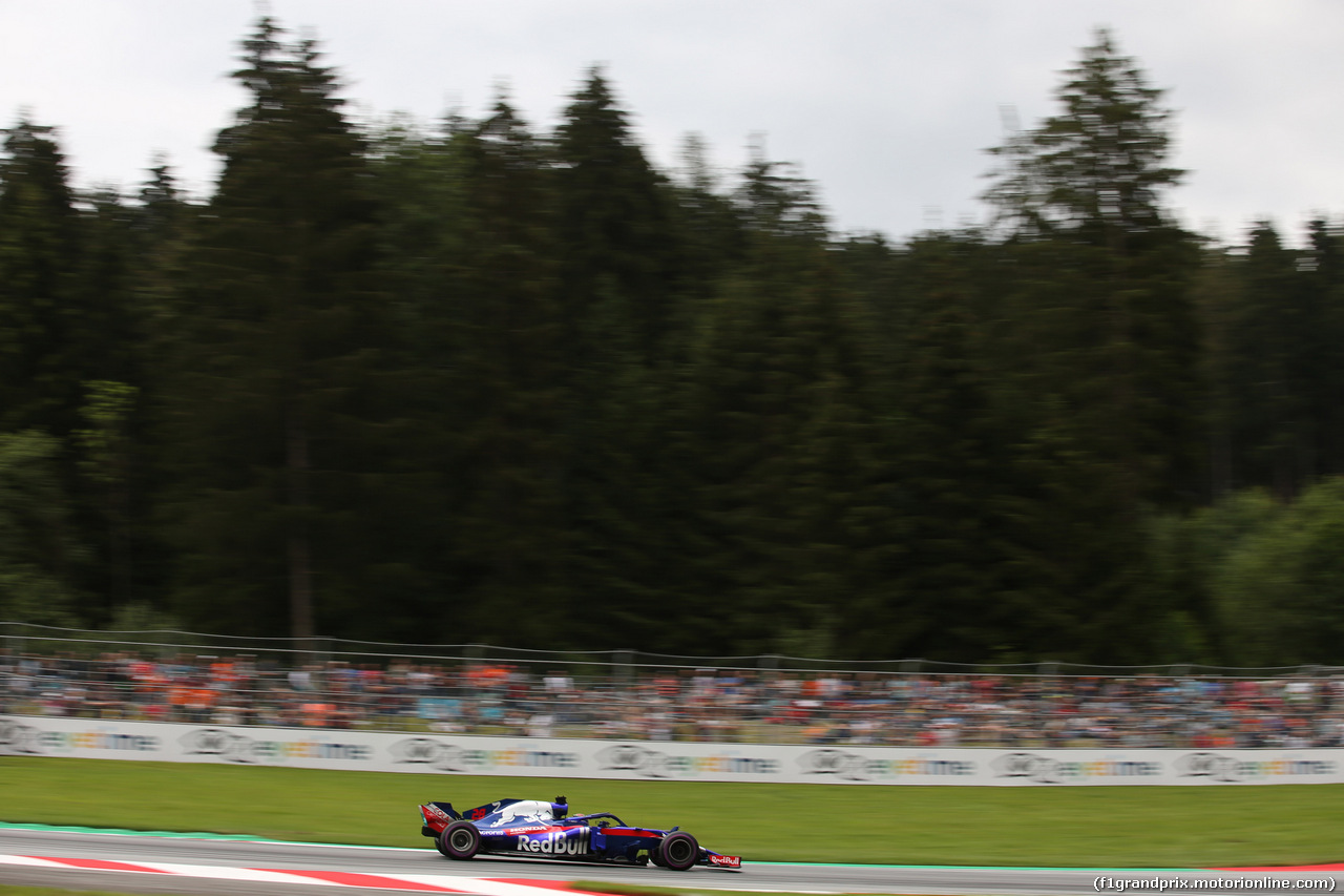 GP AUSTRIA, 29.06.2018- Prove Libere 2, Brendon Hartley (FRA) Scuderia Toro Rosso STR13