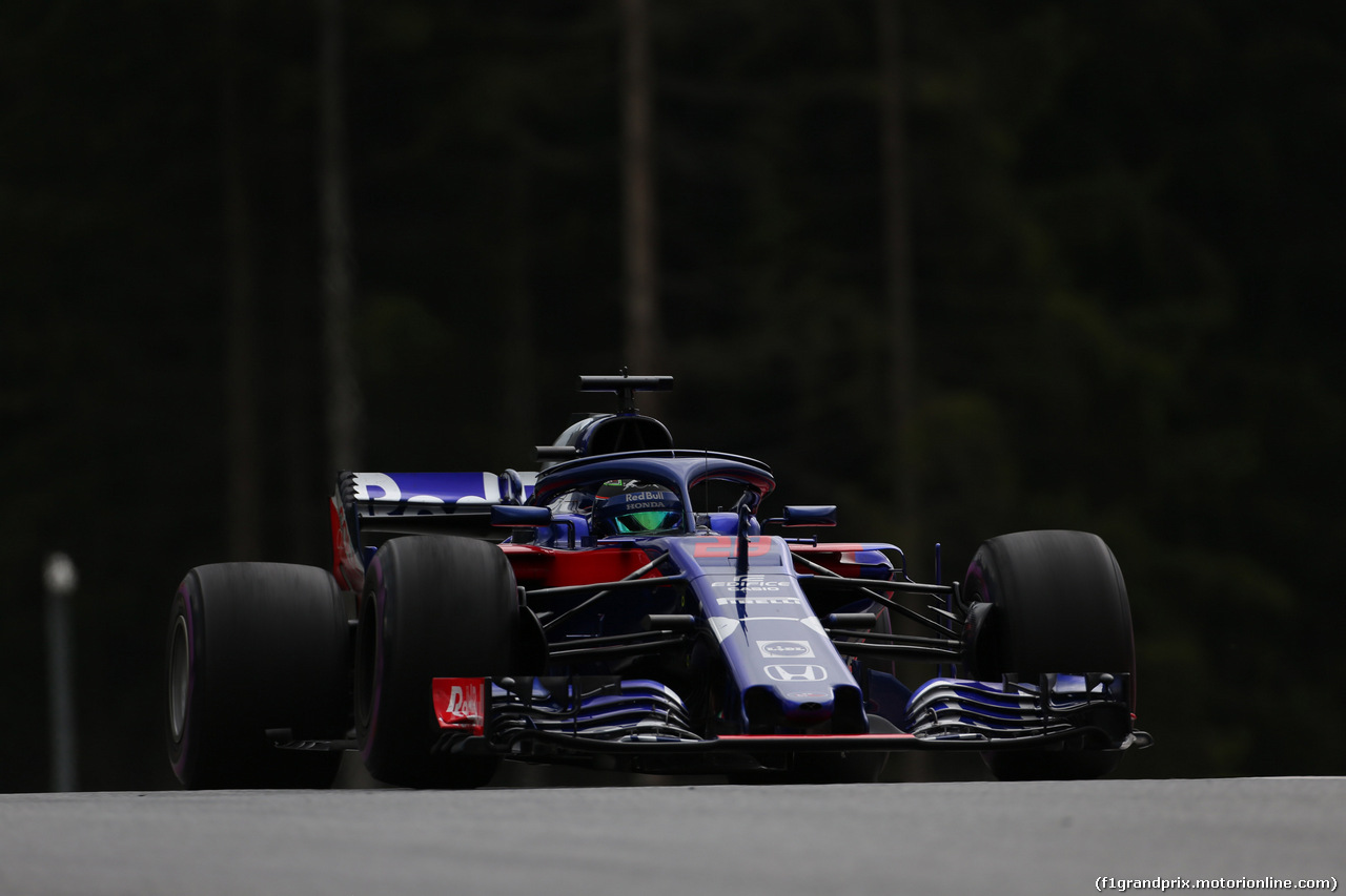 GP AUSTRIA, 29.06.2018- Prove Libere 2, Brendon Hartley (FRA) Scuderia Toro Rosso STR13