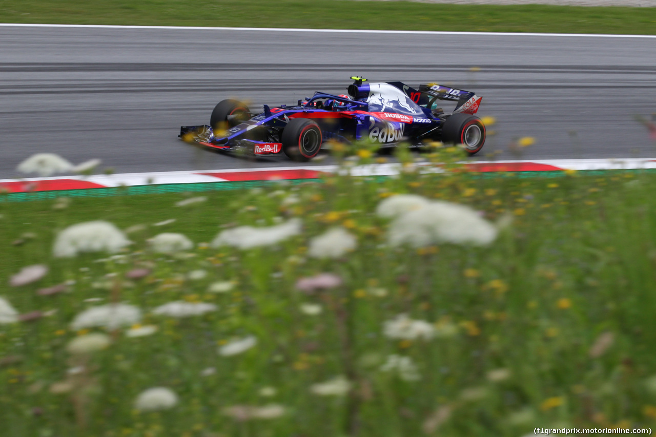 GP AUSTRIA, 29.06.2018- Prove Libere 2, Pierre Gasly (FRA) Scuderia Toro Rosso STR13