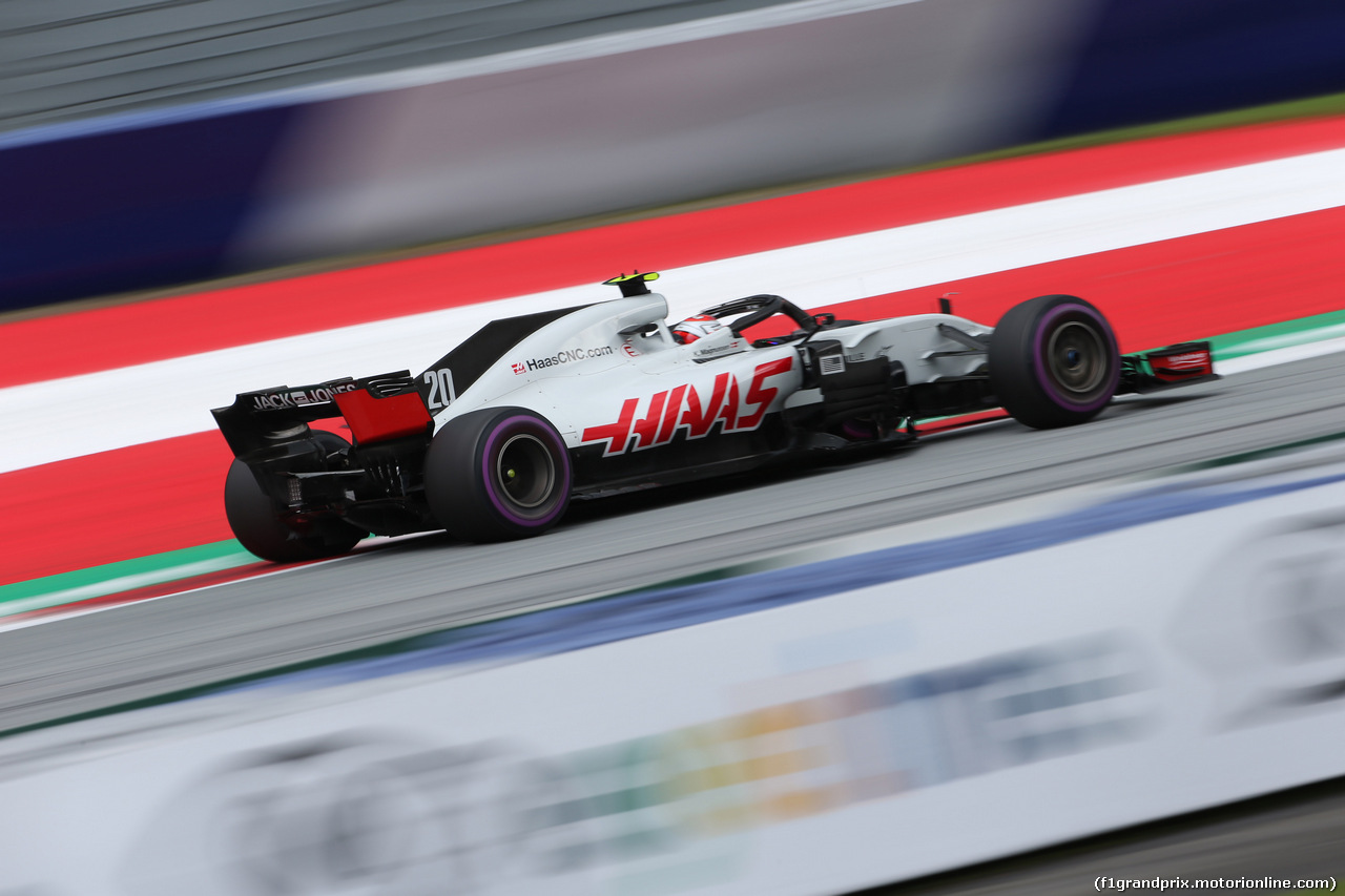GP AUSTRIA, 29.06.2018- Prove Libere 2, Kevin Magnussen (DEN) Haas F1 Team VF-18