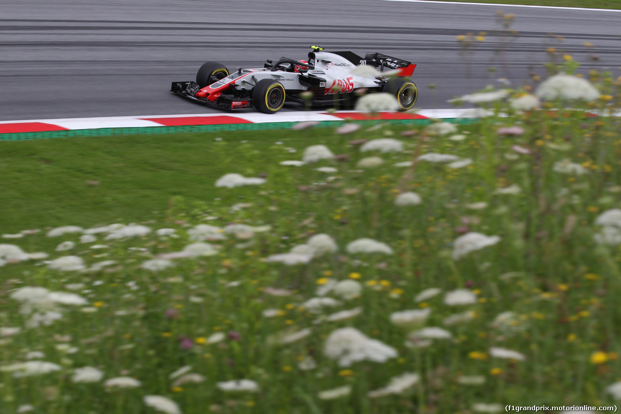 GP AUSTRIA, 29.06.2018- Prove Libere 2, Kevin Magnussen (DEN) Haas F1 Team VF-18