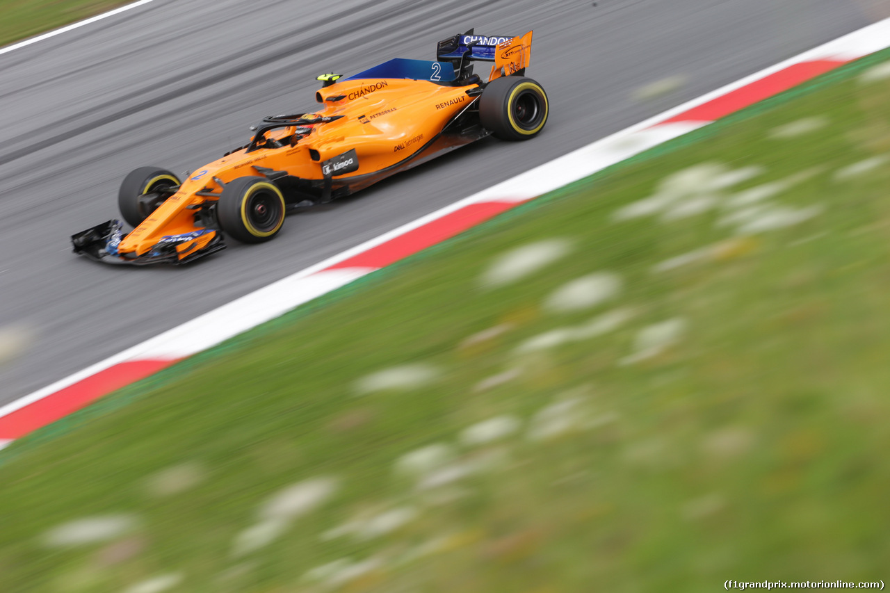 GP AUSTRIA, 29.06.2018- Prove Libere 2, Stoffel Vandoorne (BEL) McLaren MCL33