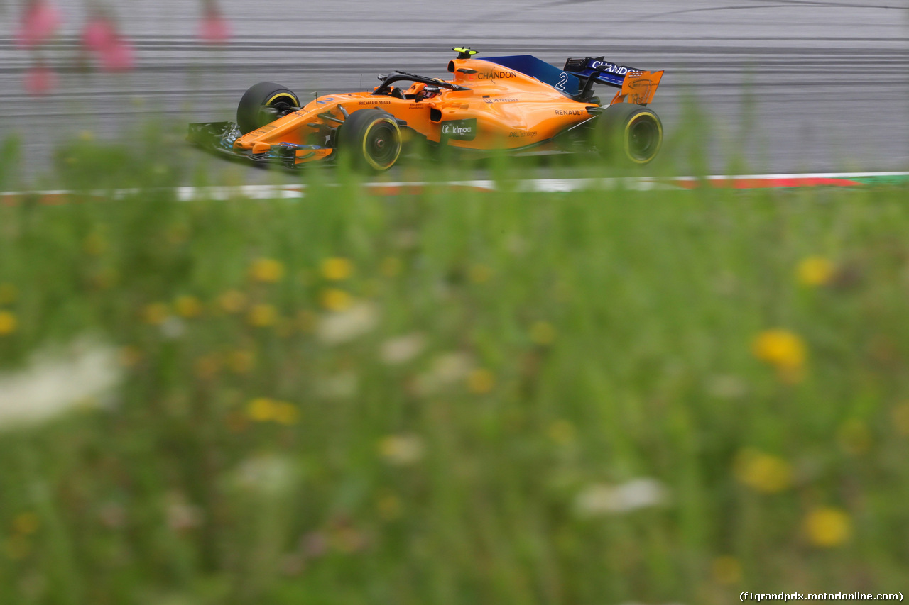 GP AUSTRIA, 29.06.2018- Prove Libere 2, Stoffel Vandoorne (BEL) McLaren MCL33