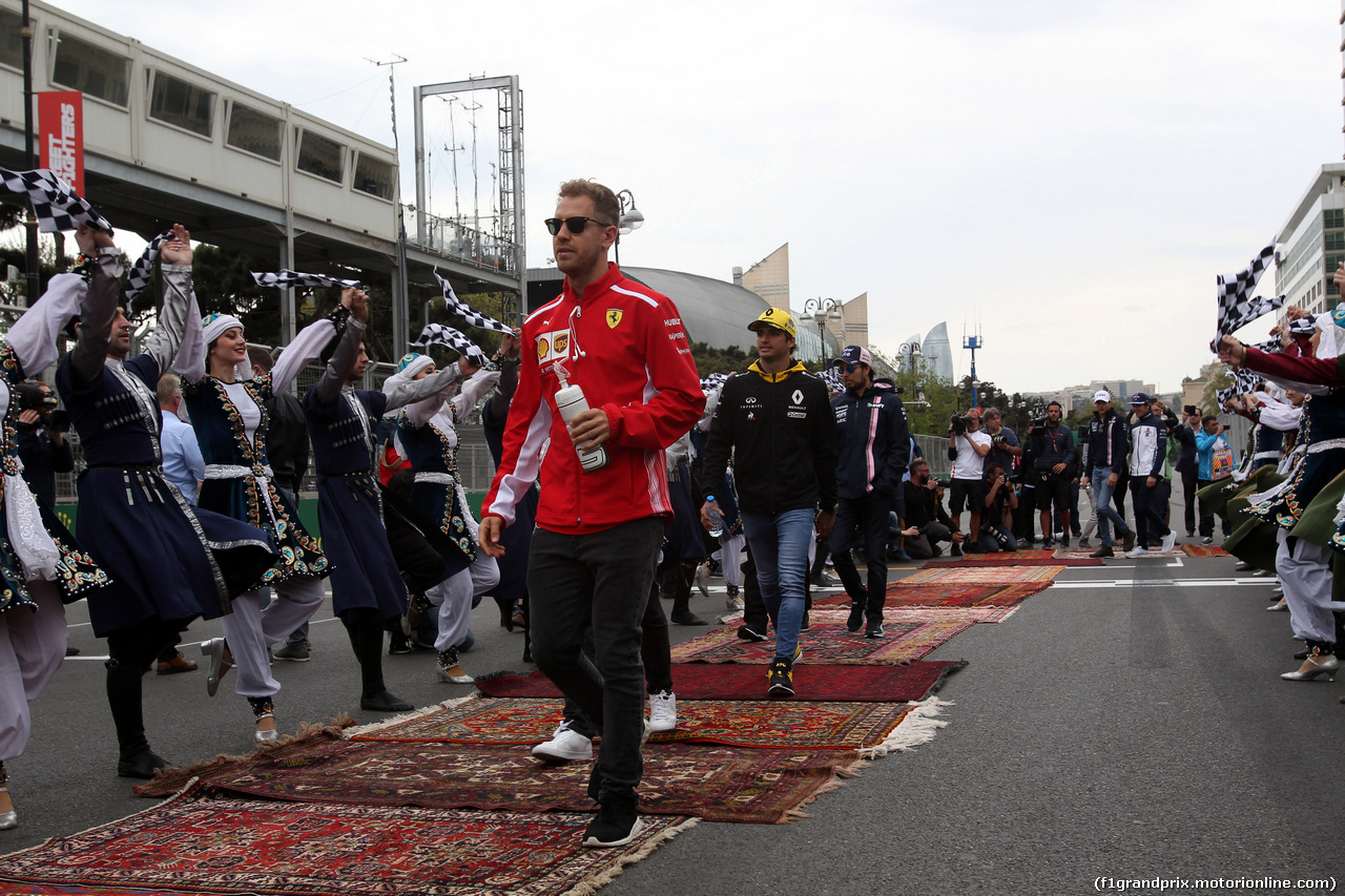 GP AZERBAIJAN, 29.04.2018 - Sebastian Vettel (GER) Ferrari SF71H