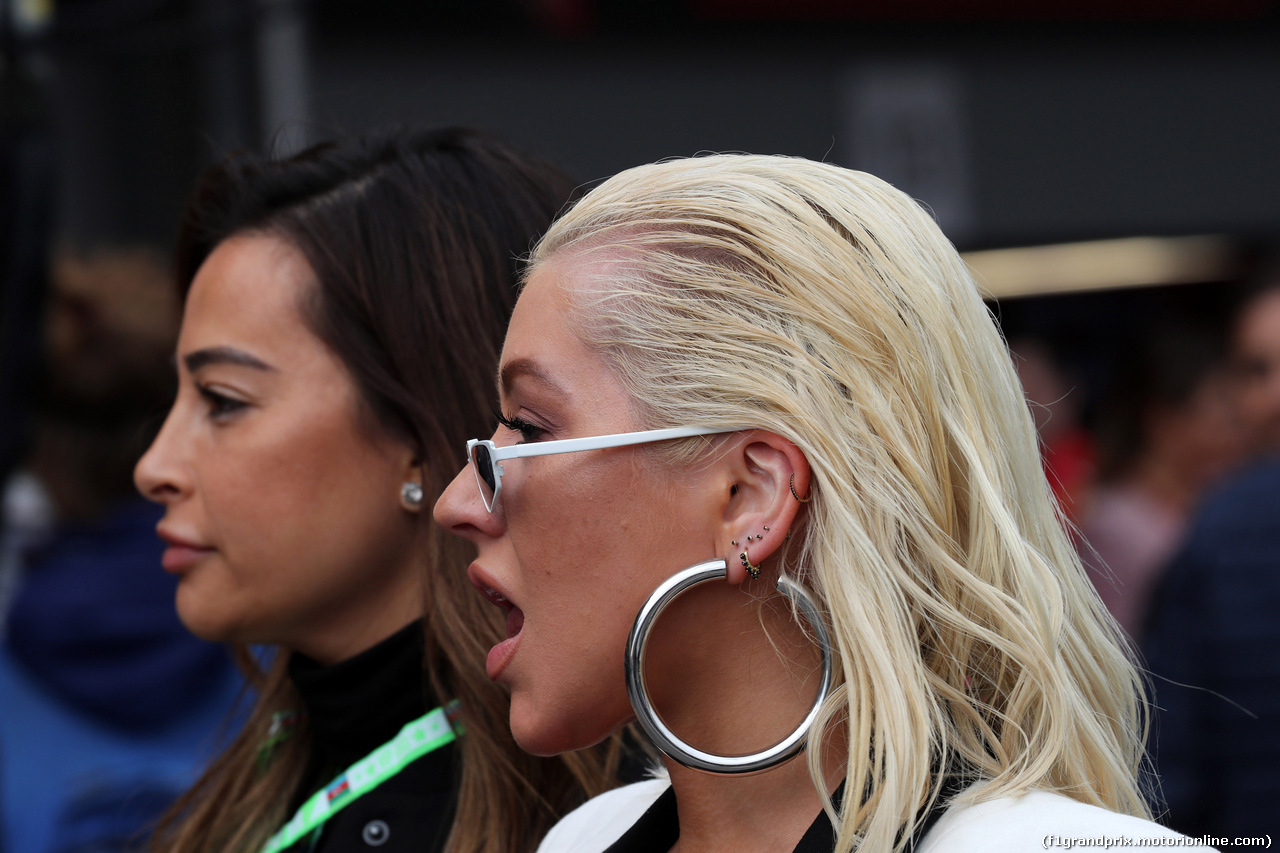 GP AZERBAIJAN, 29.04.2018 - Gara, Christina Aguilera (USA), singer