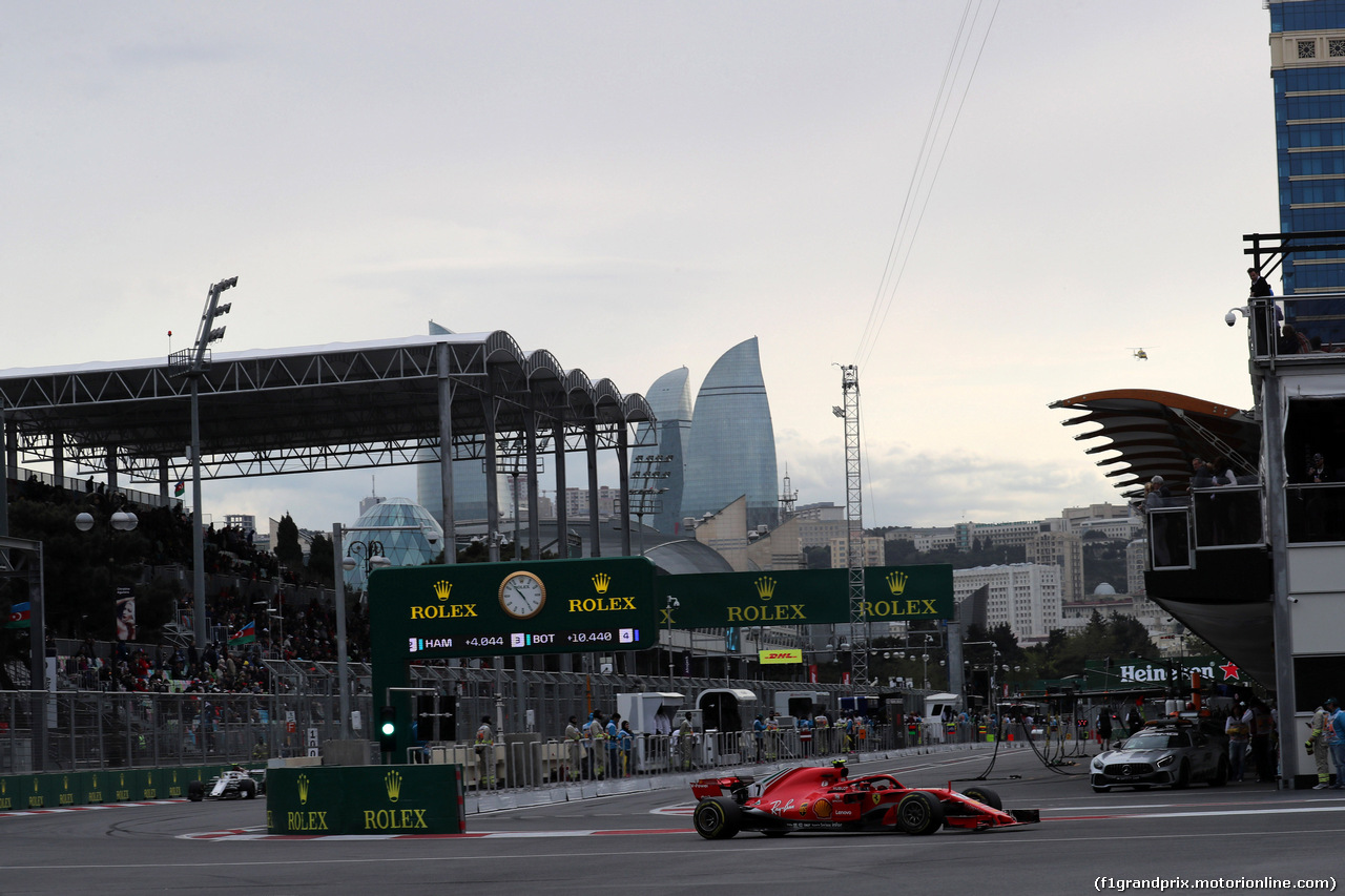 GP AZERBAIJAN, 29.04.2018 - Gara, Kimi Raikkonen (FIN) Ferrari SF71H