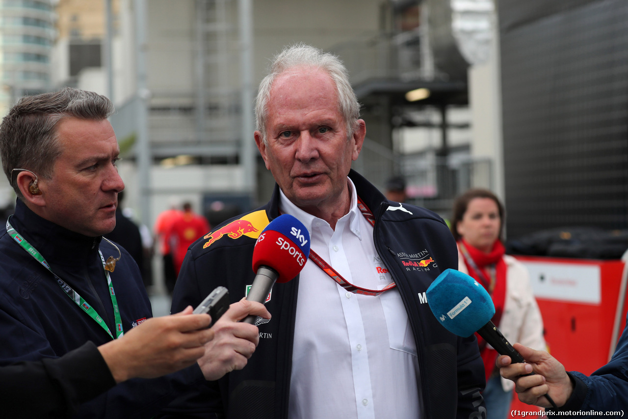 GP AZERBAIJAN, 29.04.2018 - Gara, Helmut Marko (AUT), Red Bull Racing, Red Bull Advisor