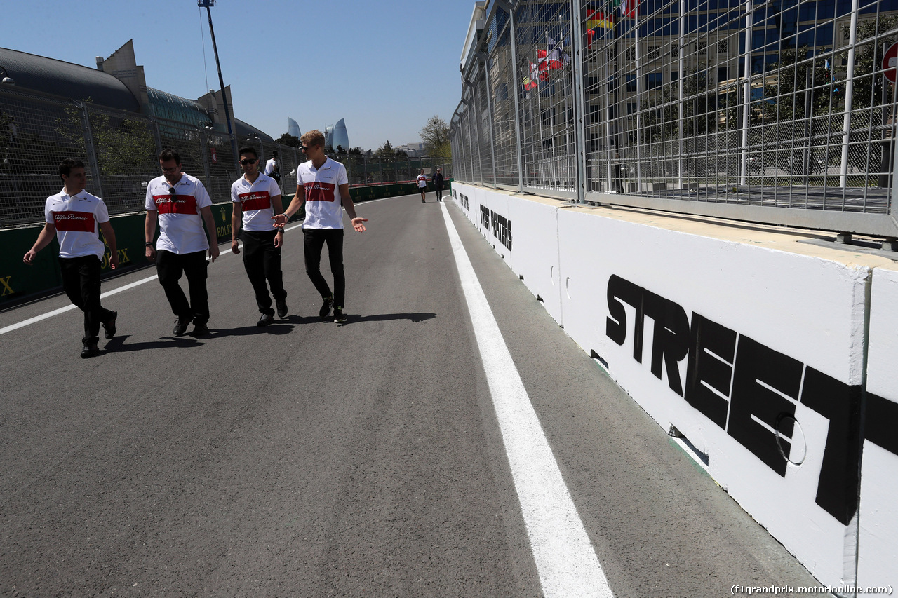 GP AZERBAIJAN, 26.04.2018 - Marcus Ericsson (SUE) Sauber C37