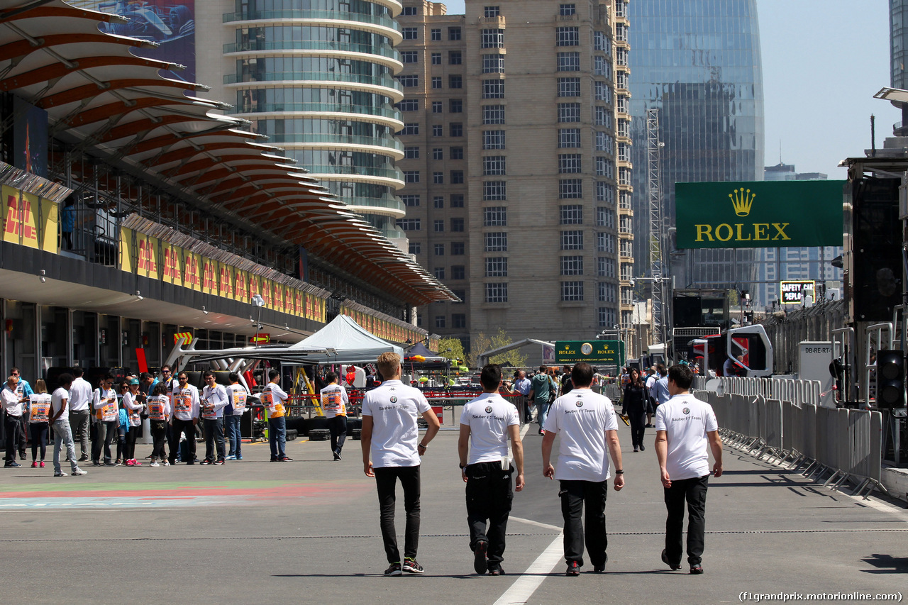 GP AZERBAIJAN, 26.04.2018 - Marcus Ericsson (SUE) Sauber C37