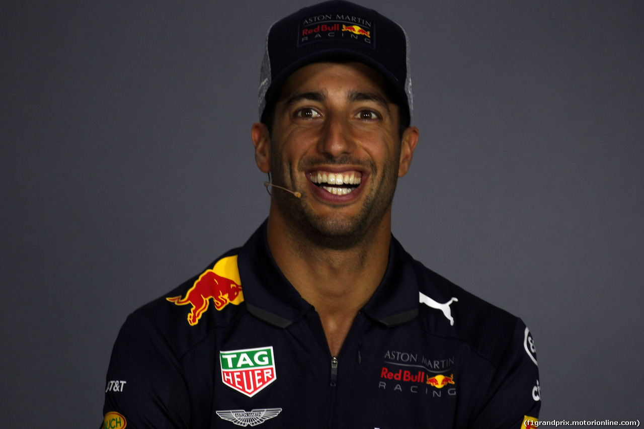 GP AZERBAIJAN, 26.04.2018 - Conferenza Stampa, Daniel Ricciardo (AUS) Red Bull Racing RB14