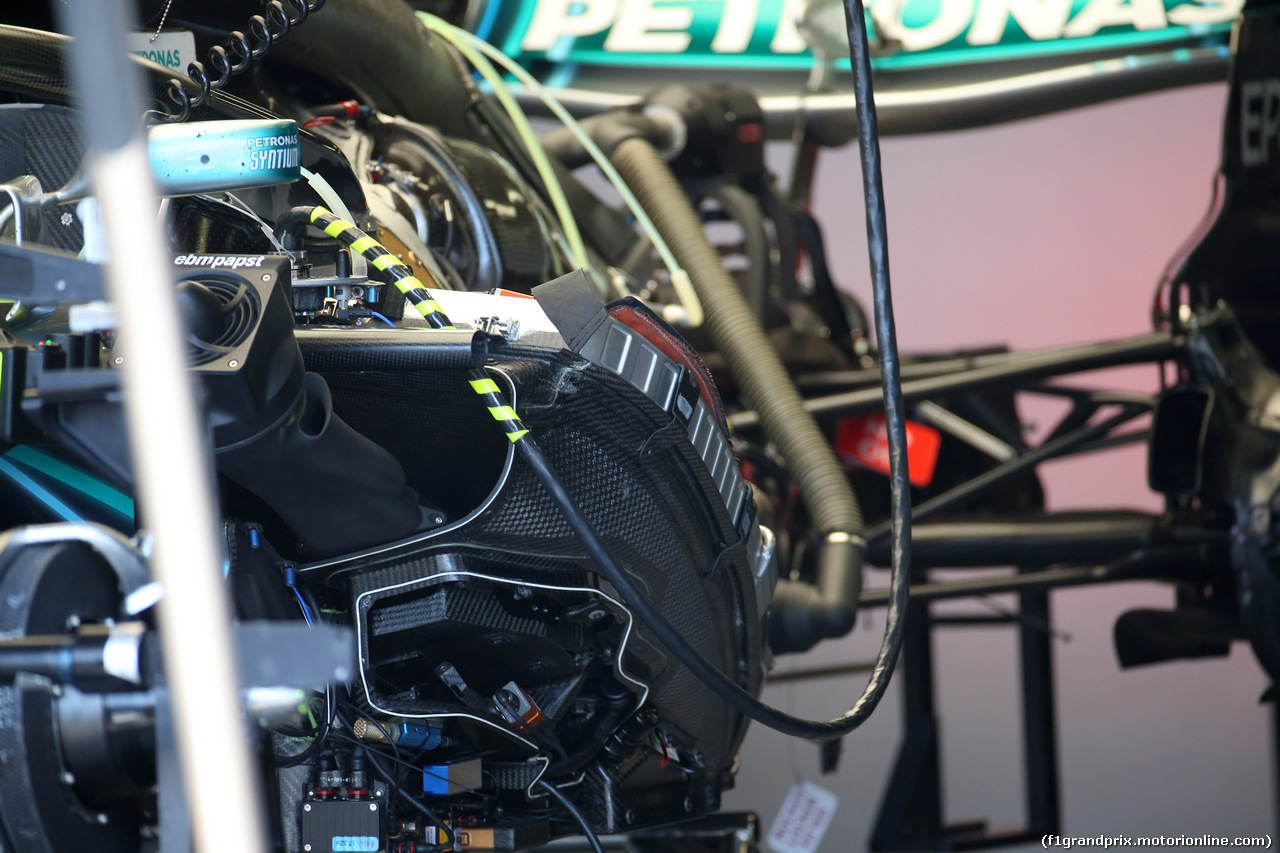 GP AZERBAIJAN, 26.04.2018 - Mercedes AMG F1 W09, detail