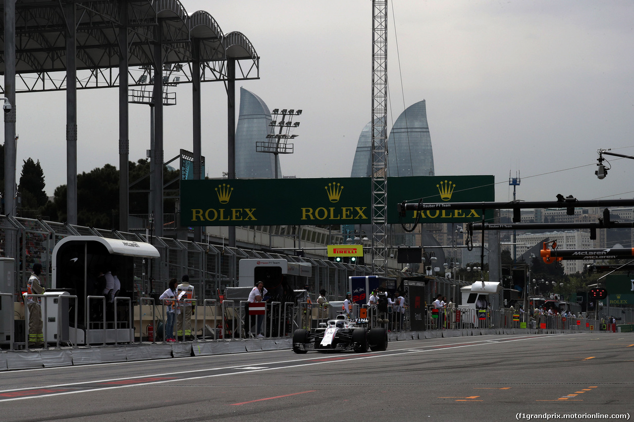 GP AZERBAIJAN, 28.04.2018 - Prove Libere 3, Lance Stroll (CDN) Williams FW41