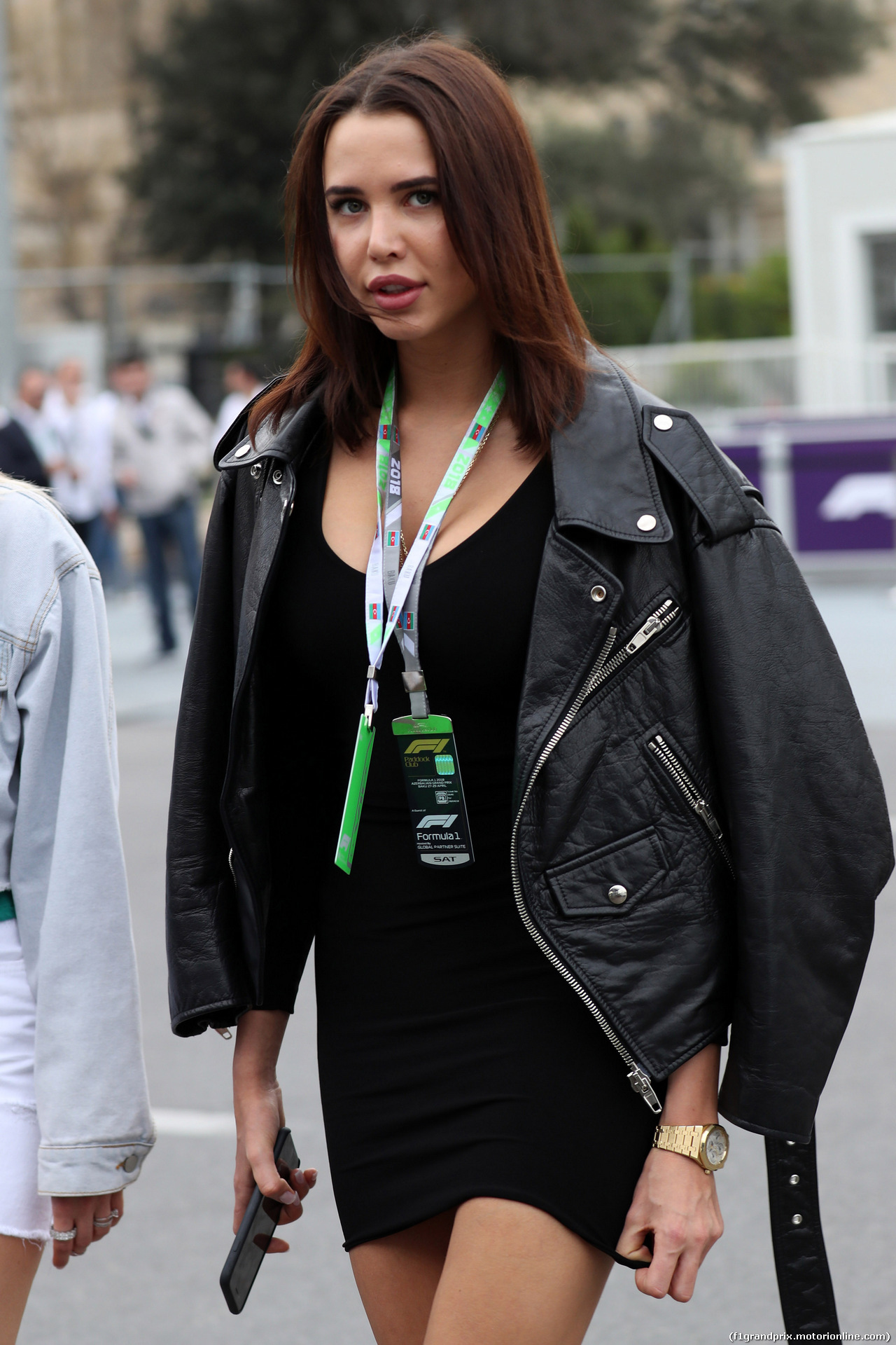 GP AZERBAIJAN, 28.04.2018 - Prove Libere 3, Ragazza in the paddock