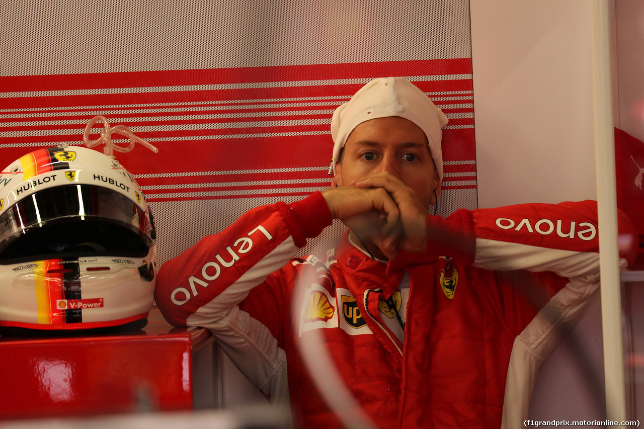 GP AZERBAIJAN, 28.04.2018 - Prove Libere 3, Sebastian Vettel (GER) Ferrari SF71H