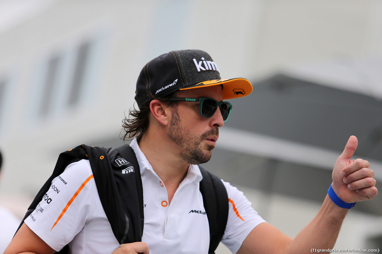 GP AZERBAIJAN, 28.04.2018 - Fernando Alonso (ESP) McLaren MCL33