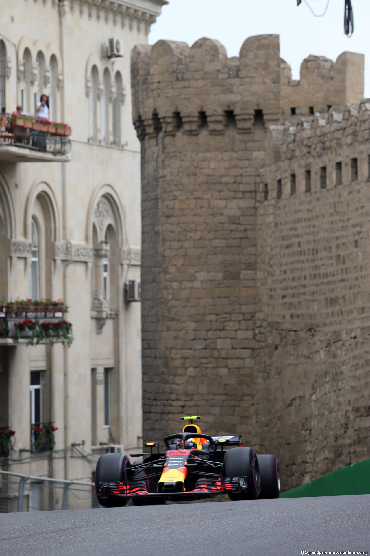 GP AZERBAIJAN, 28.04.2018 - Prove Libere 3, Max Verstappen (NED) Red Bull Racing RB14
