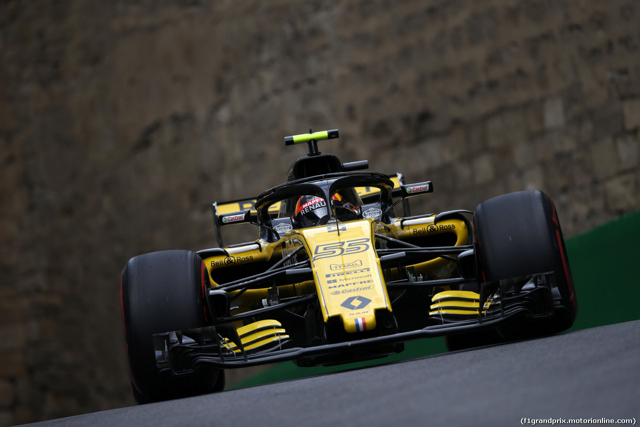 GP AZERBAIJAN, 28.04.2018 - Prove Libere 3, Carlos Sainz Jr (ESP) Renault Sport F1 Team RS18