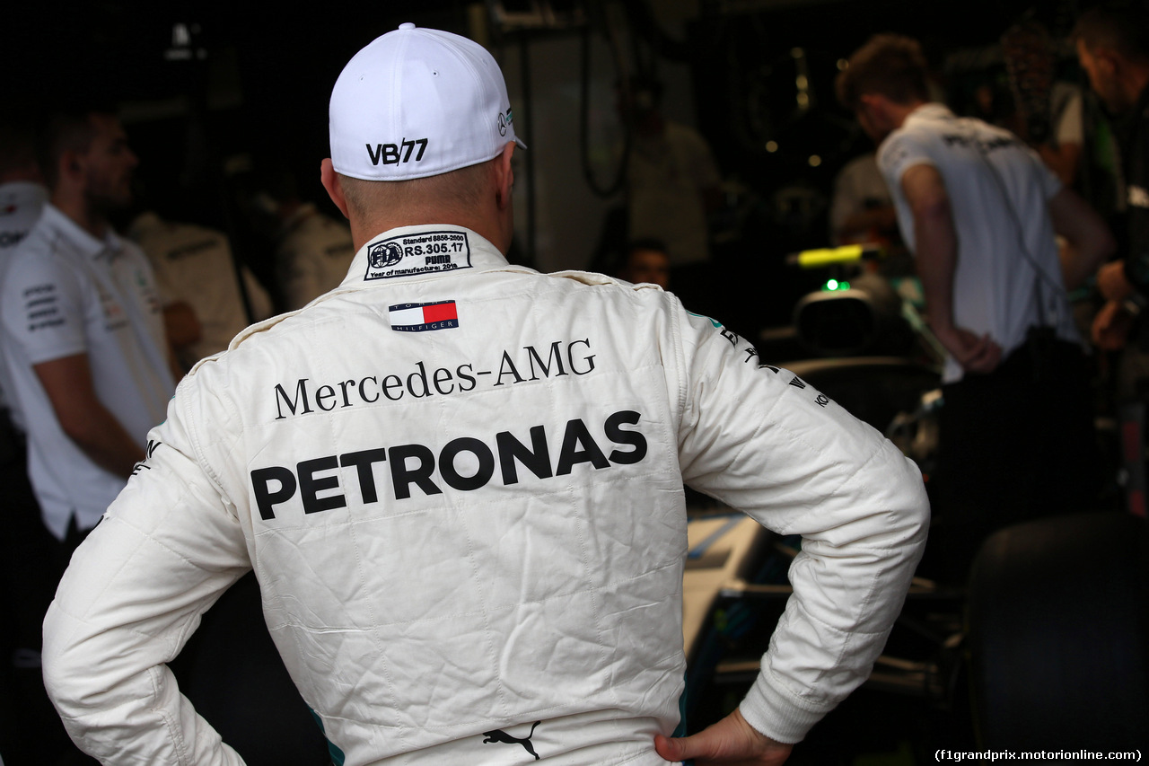 GP AZERBAIJAN, 28.04.2018 - Prove Libere 3, Valtteri Bottas (FIN) Mercedes AMG F1 W09