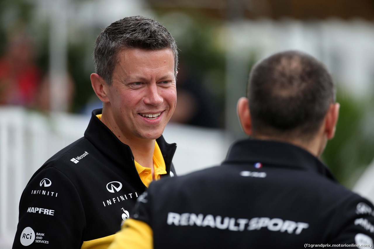 GP AZERBAIJAN, 28.04.2018 - Marcin Budkowski (POL) Renault Sport F1 Team Executive Director