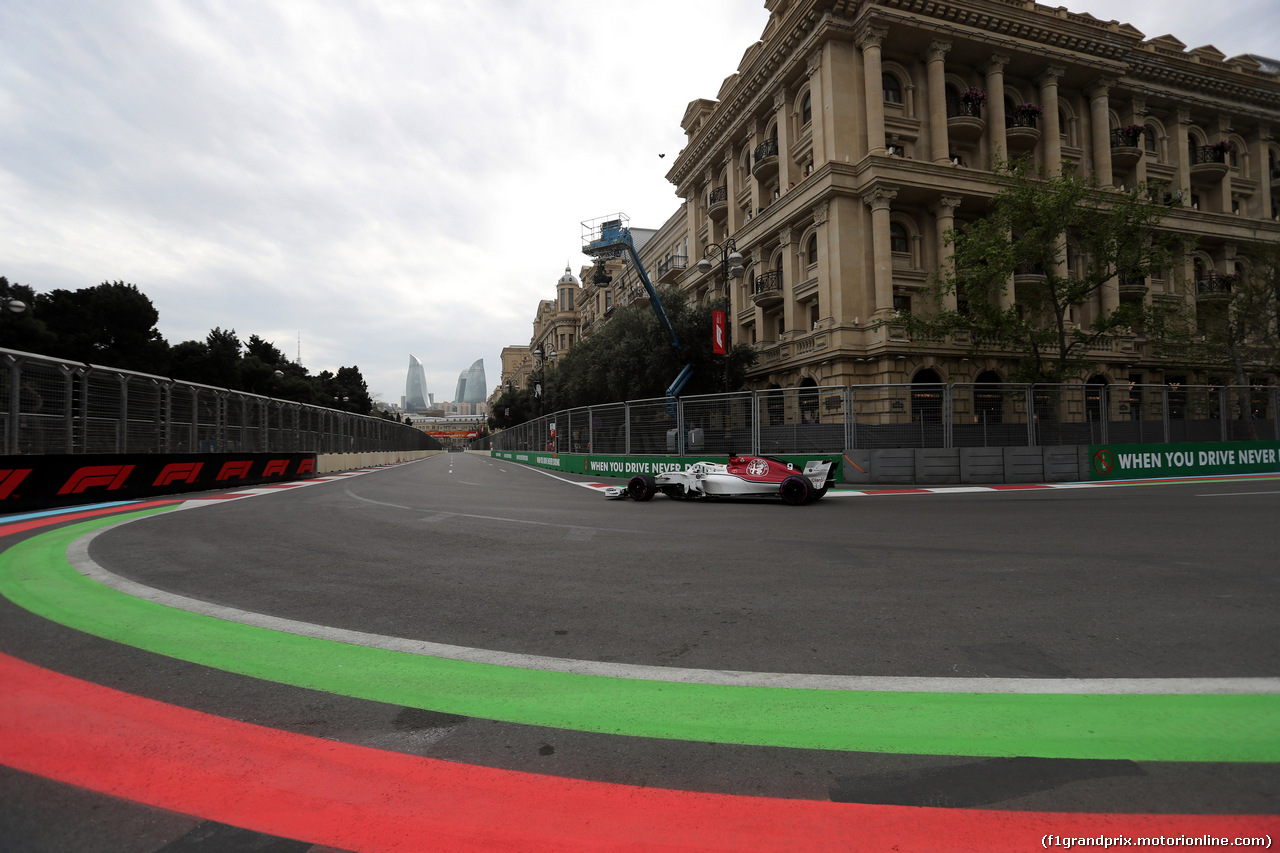 GP AZERBAIJAN, 28.04.2018 - Qualifiche, Marcus Ericsson (SUE) Sauber C37