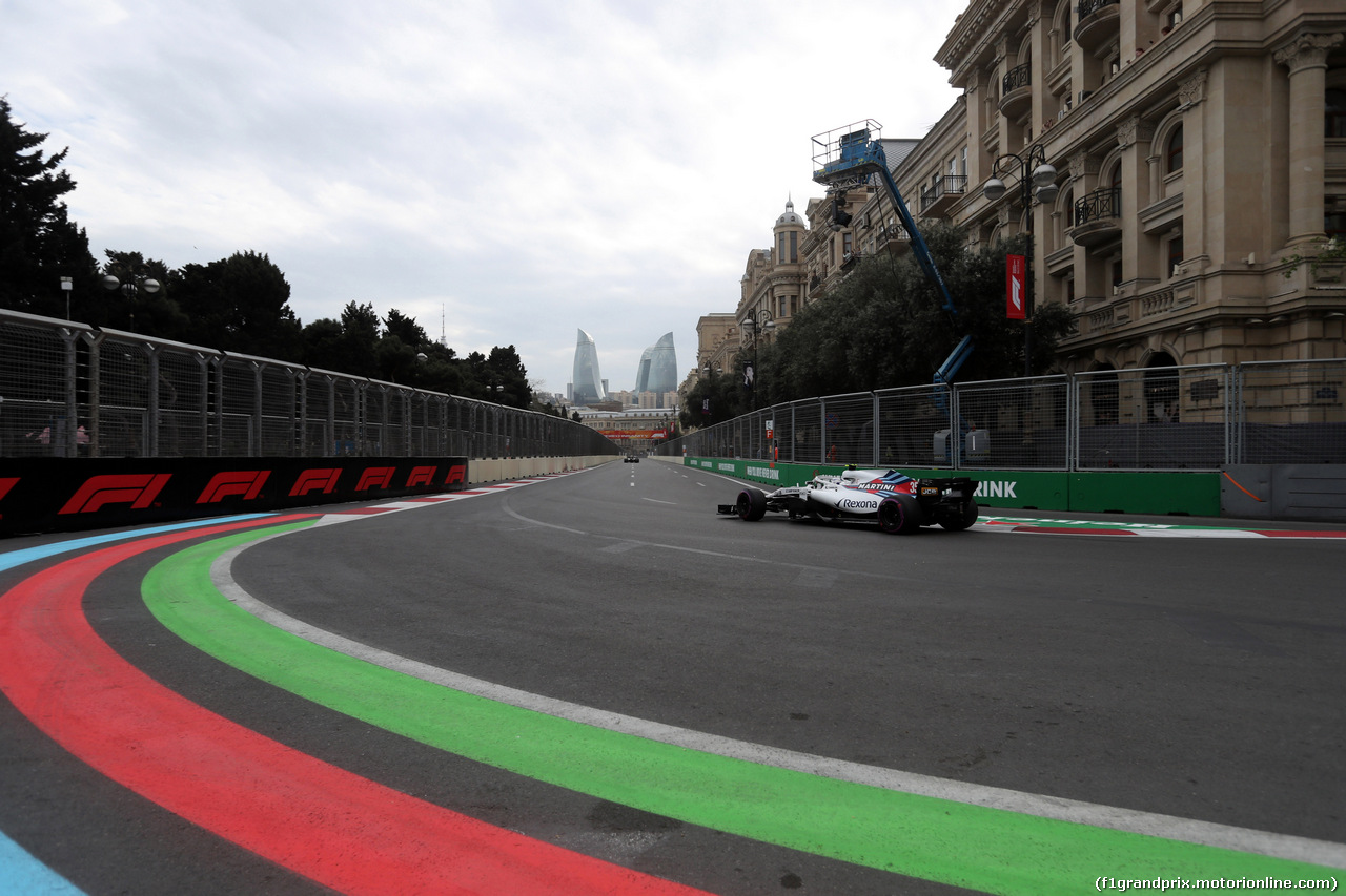 GP AZERBAIJAN, 28.04.2018 - Qualifiche, Sergey Sirotkin (RUS) Williams FW41