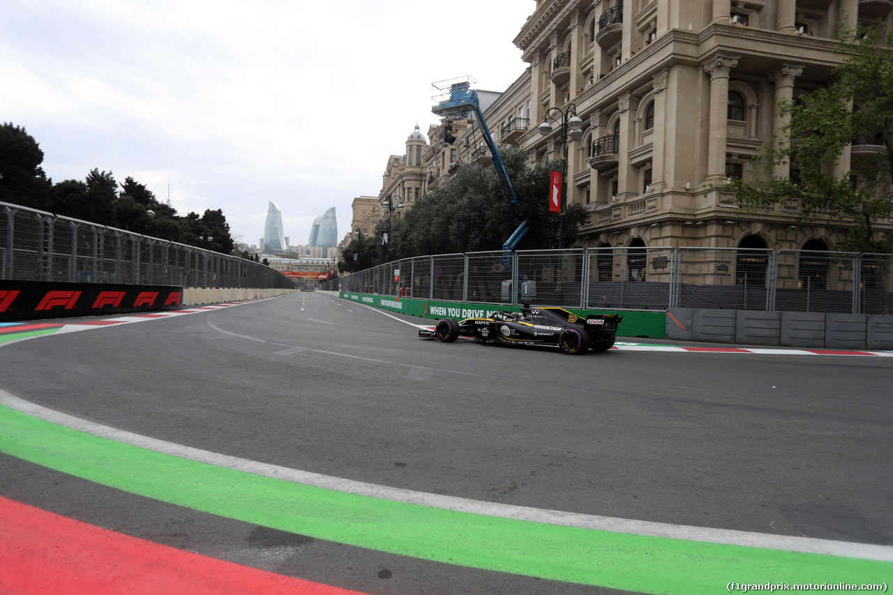 GP AZERBAIJAN, 28.04.2018 - Qualifiche, Nico Hulkenberg (GER) Renault Sport F1 Team RS18