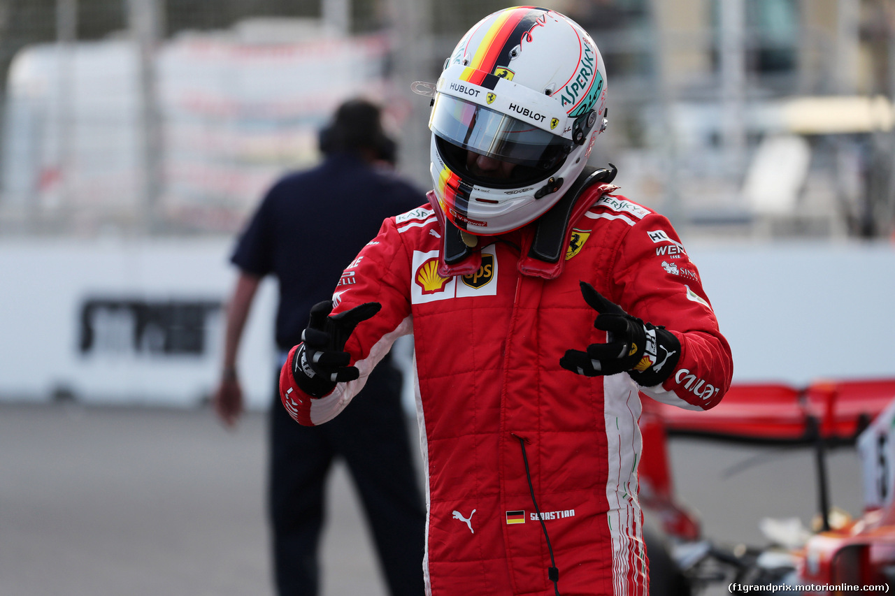 GP AZERBAIJAN, 28.04.2018 - Qualifiche, Sebastian Vettel (GER) Ferrari SF71H