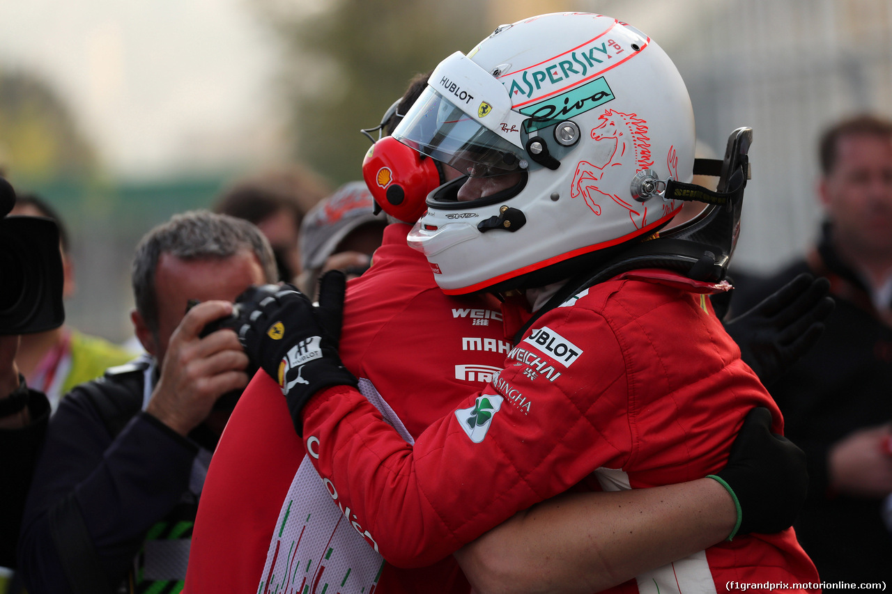 GP AZERBAIJAN, 28.04.2018 - Qualifiche, Sebastian Vettel (GER) Ferrari SF71H pole position