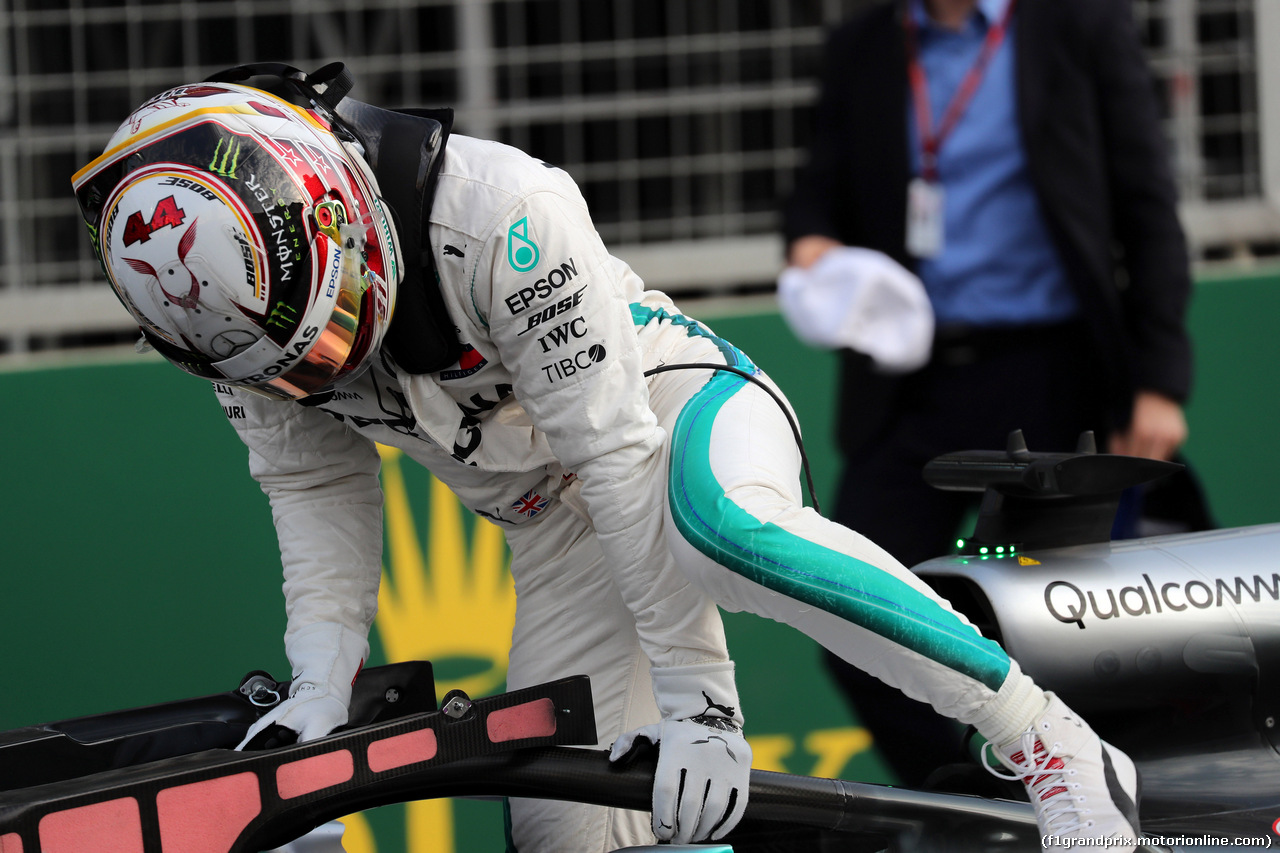 GP AZERBAIJAN, 28.04.2018 - Qualifiche, 2nd place Lewis Hamilton (GBR) Mercedes AMG F1 W09