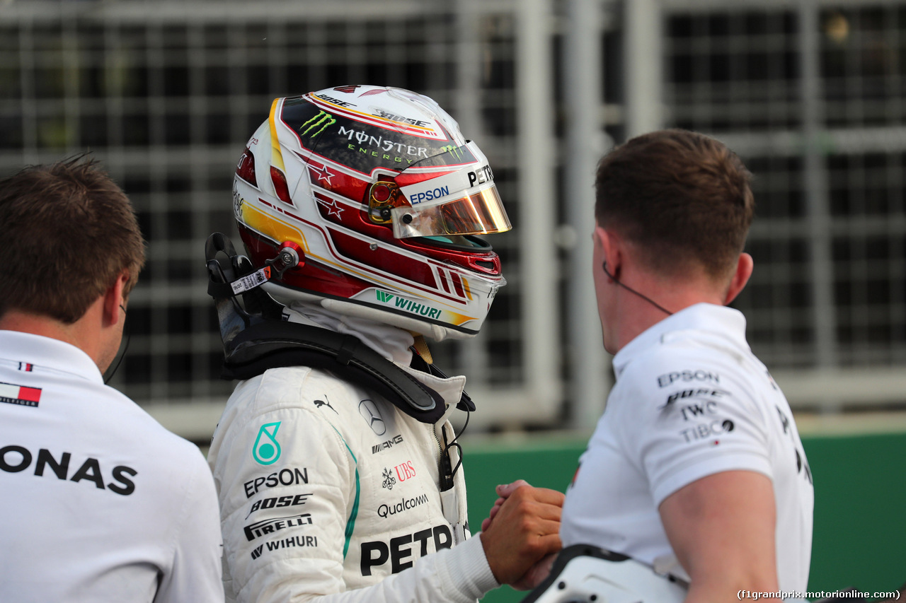 GP AZERBAIJAN, 28.04.2018 - Qualifiche, 2nd place Lewis Hamilton (GBR) Mercedes AMG F1 W09