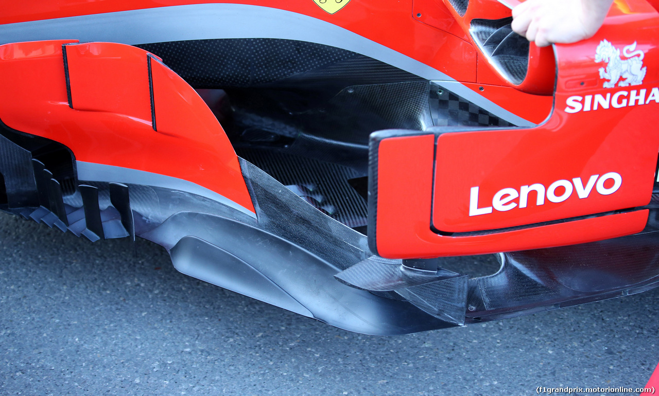 GP AZERBAIJAN, 26.04.2018 - Ferrari SF71H, detail