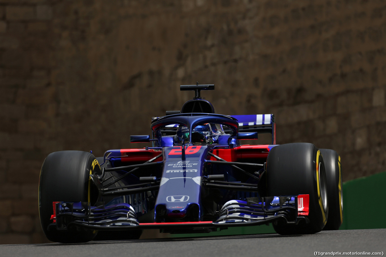 GP AZERBAIJAN, 27.04.2018 - Prove Libere 1, Brendon Hartley (NZL) Scuderia Toro Rosso STR13