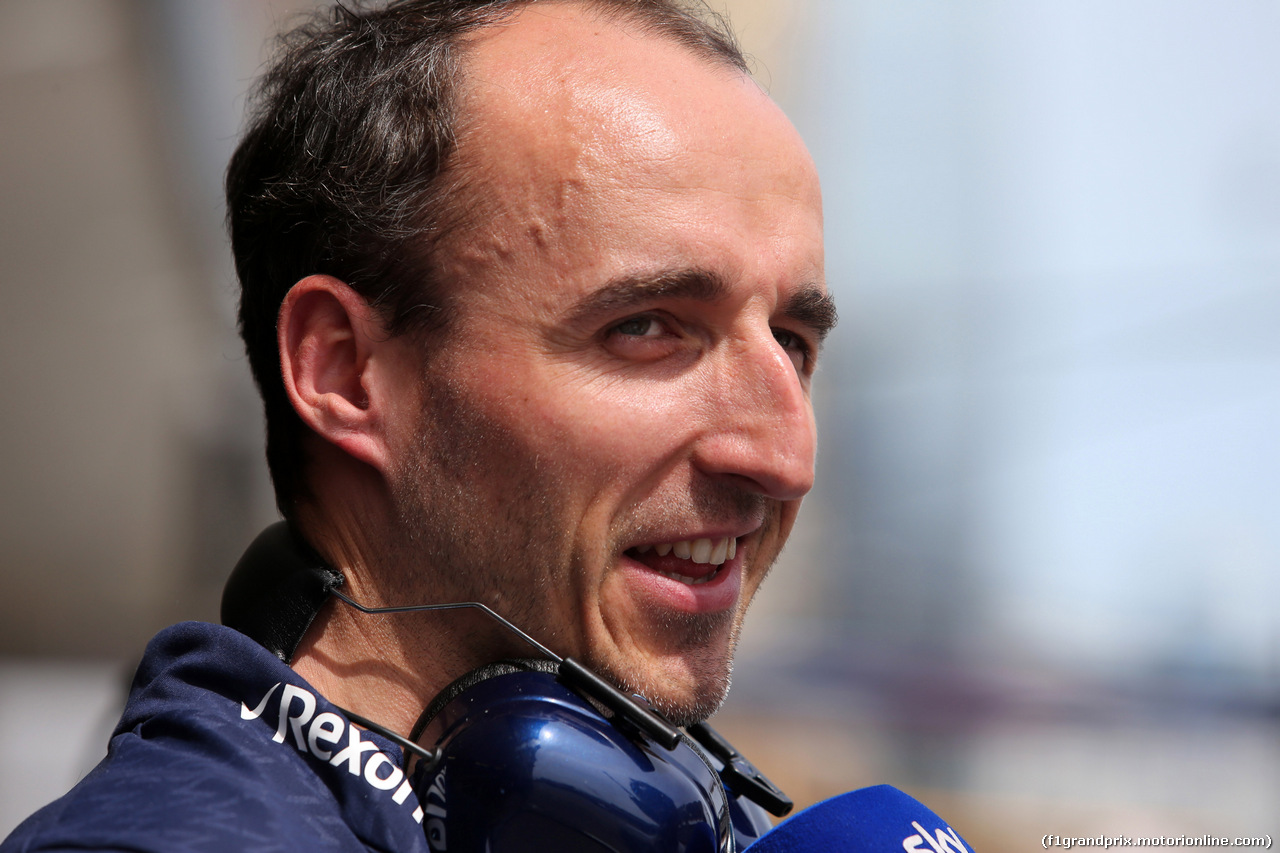 GP AZERBAIJAN, 27.04.2018 - Prove Libere 1, Robert Kubica (POL) Williams FW41 Reserve e Development Driver