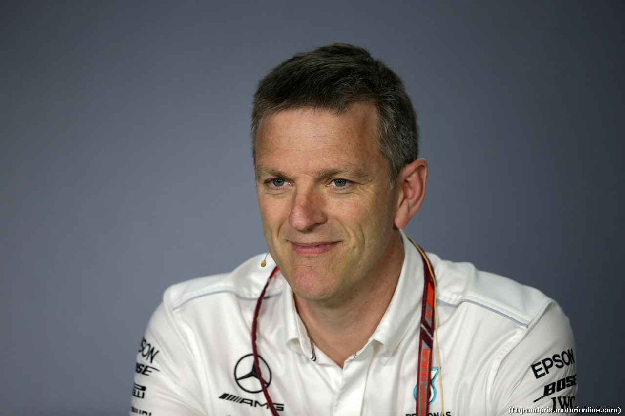 GP AZERBAIJAN, 27.04.2018 - Conferenza Stampa, James Allison (GBR) Mercedes AMG F1, Technical Director