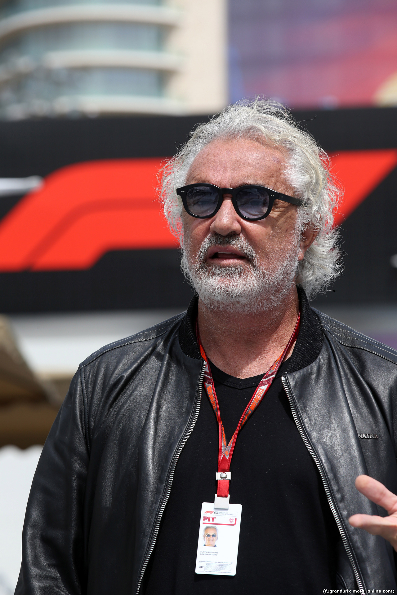 GP AZERBAIJAN, 27.04.2018 - Prove Libere 1, Flavio Briatore (ITA)