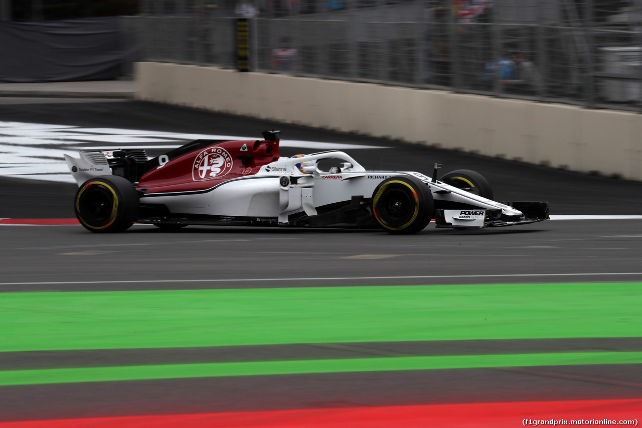 GP AZERBAIJAN, 27.04.2018 - Prove Libere 2, Marcus Ericsson (SUE) Sauber C37