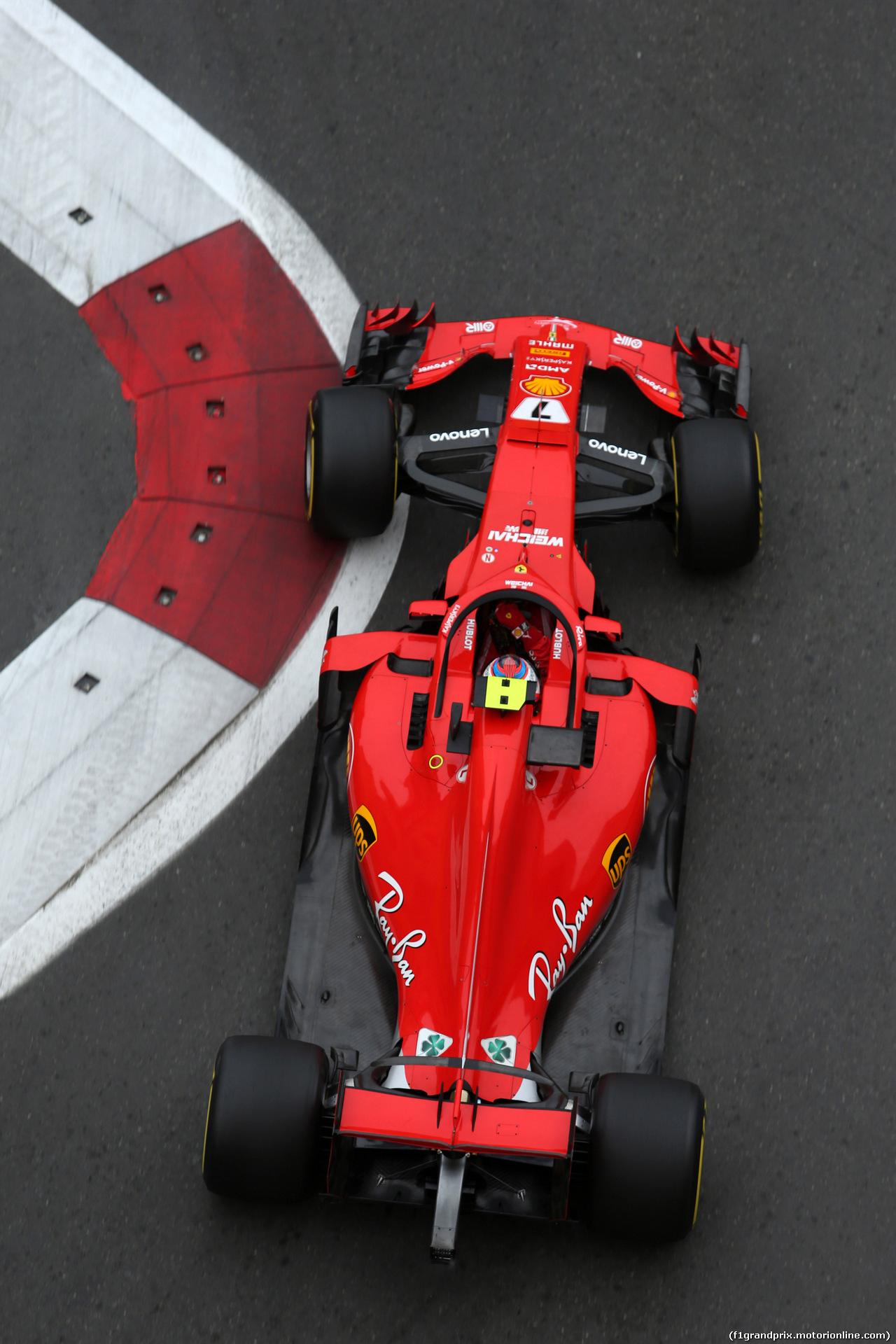 GP AZERBAIJAN, 27.04.2018 - Prove Libere 2, Kimi Raikkonen (FIN) Ferrari SF71H