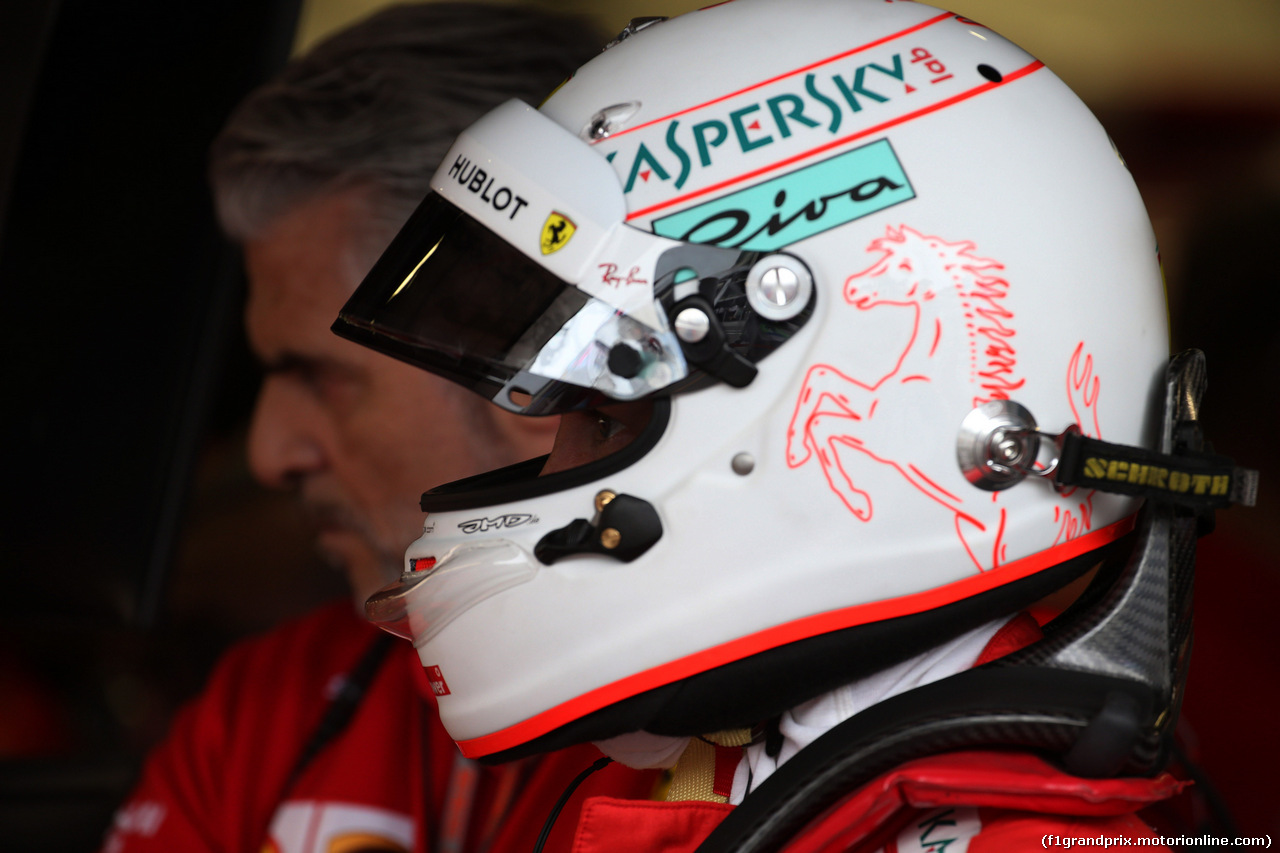 GP AZERBAIJAN, 27.04.2018 - Prove Libere 2, Sebastian Vettel (GER) Ferrari SF71H