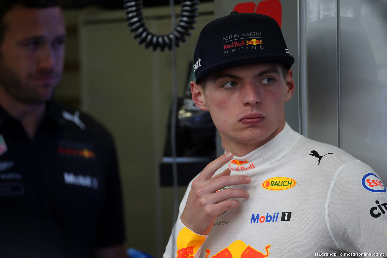 GP AZERBAIJAN, 27.04.2018 - Prove Libere 2, Max Verstappen (NED) Red Bull Racing RB14