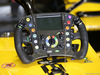 GP AZERBAIJAN, 27.04.2018 - Free Practice 1, The steering wheel of Renault