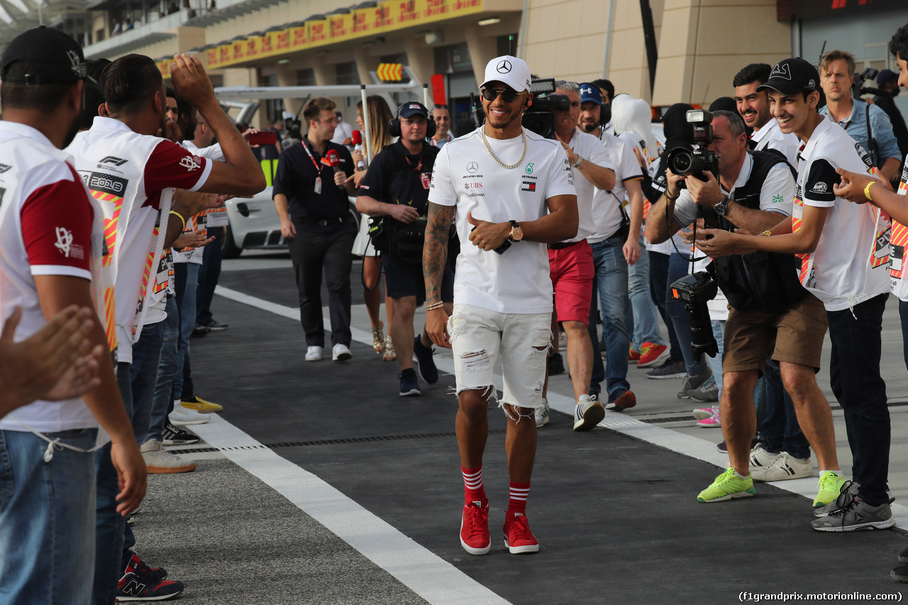GP BAHRAIN, 08.04.2018 - Lewis Hamilton (GBR) Mercedes AMG F1 W09