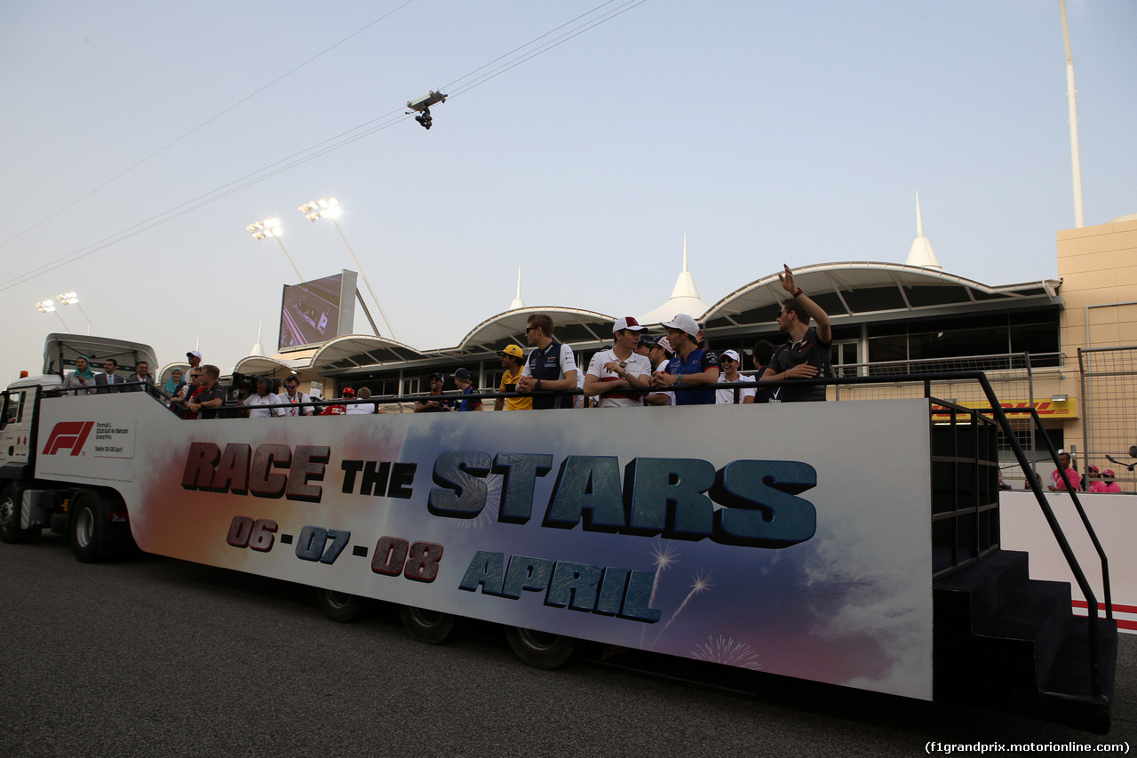 GP BAHRAIN, 08.04.2018 - Drivers parade