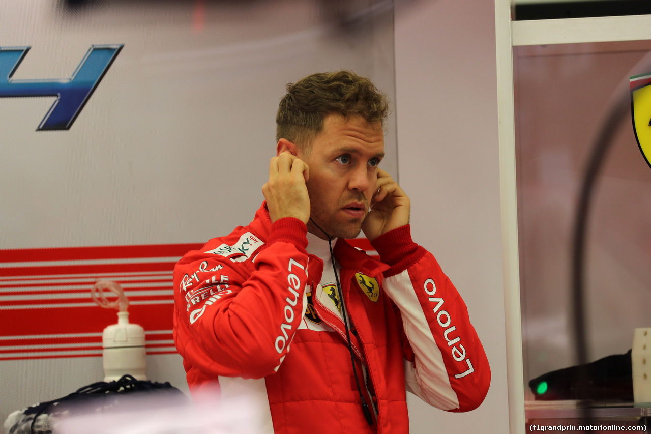 GP BAHRAIN, 08.04.2018 - Gara, Sebastian Vettel (GER) Ferrari SF71H