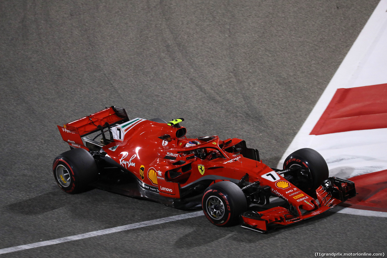 GP BAHRAIN, 08.04.2018 - Gara, Kimi Raikkonen (FIN) Ferrari SF71H
