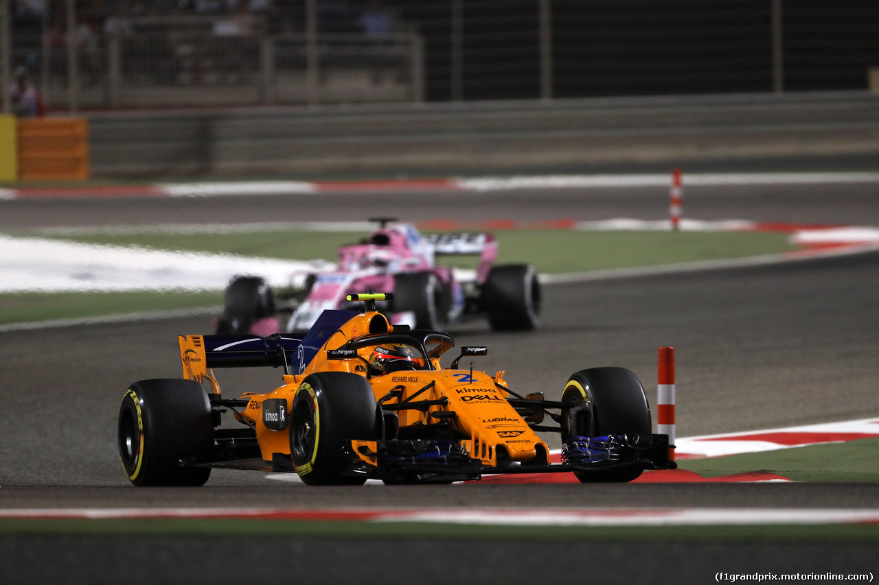 GP BAHRAIN, 08.04.2018 - Gara, Stoffel Vandoorne (BEL) McLaren MCL33
