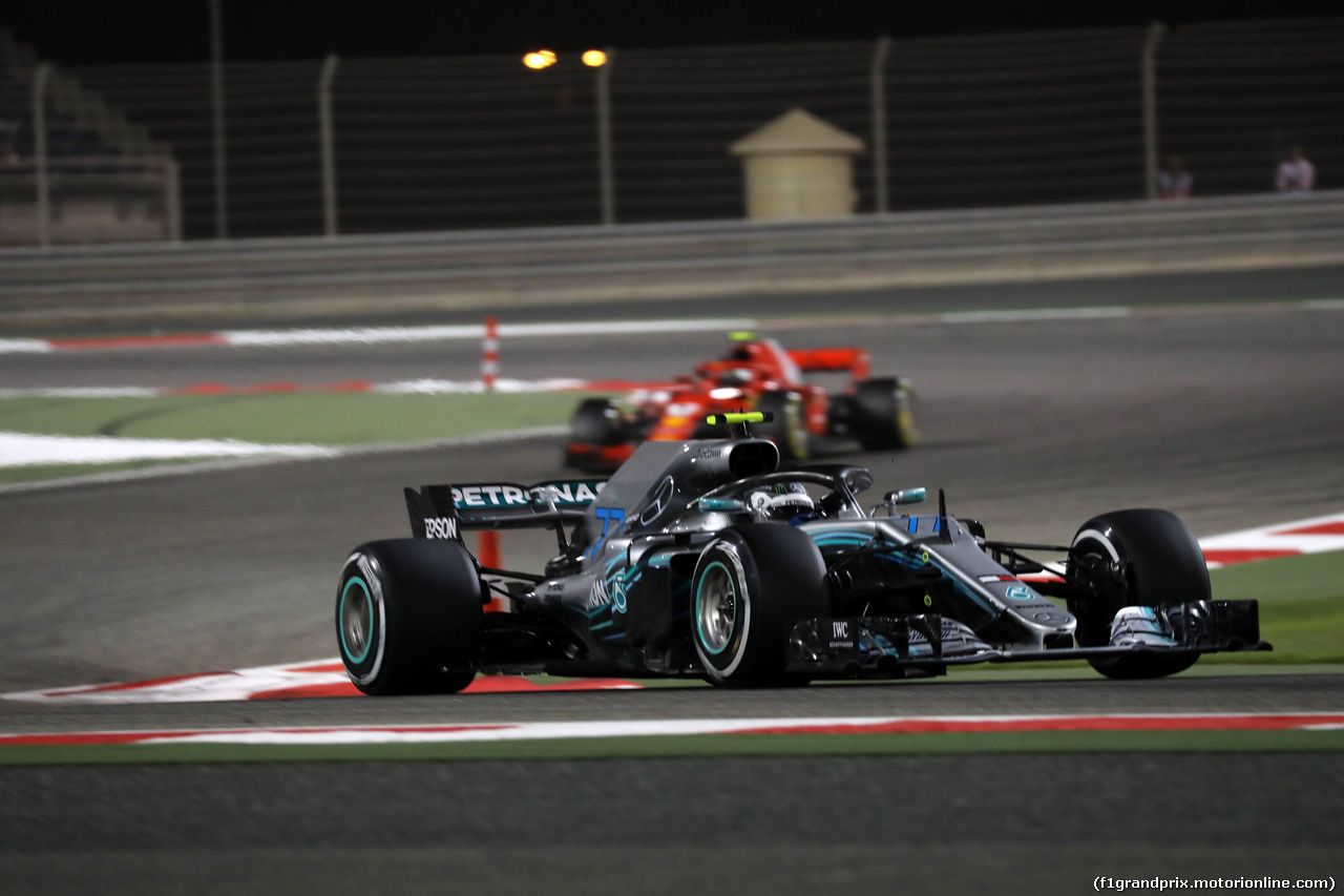 GP BAHRAIN, 08.04.2018 - Gara, Valtteri Bottas (FIN) Mercedes AMG F1 W09
