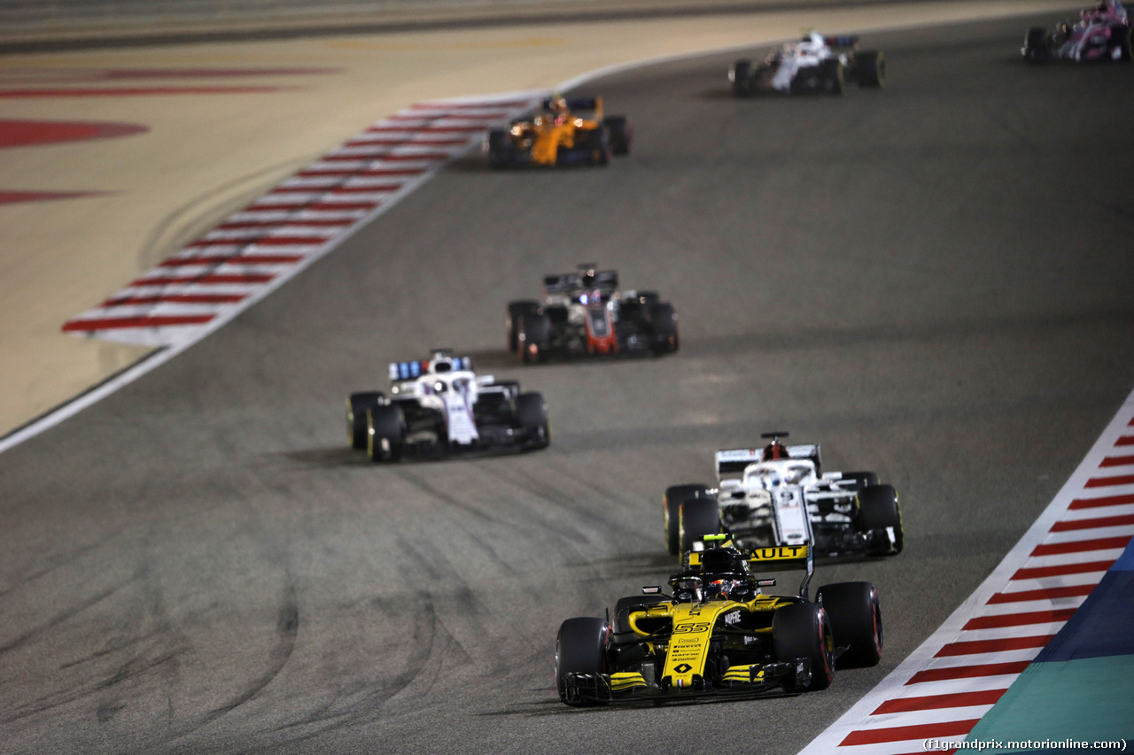 GP BAHRAIN, 08.04.2018 - Gara, Carlos Sainz Jr (ESP) Renault Sport F1 Team RS18
