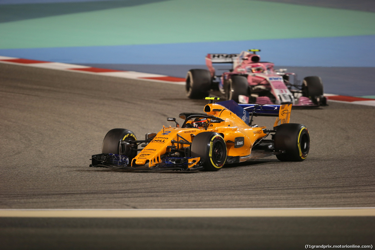 GP BAHRAIN, 08.04.2018 - Gara, Stoffel Vandoorne (BEL) McLaren MCL33