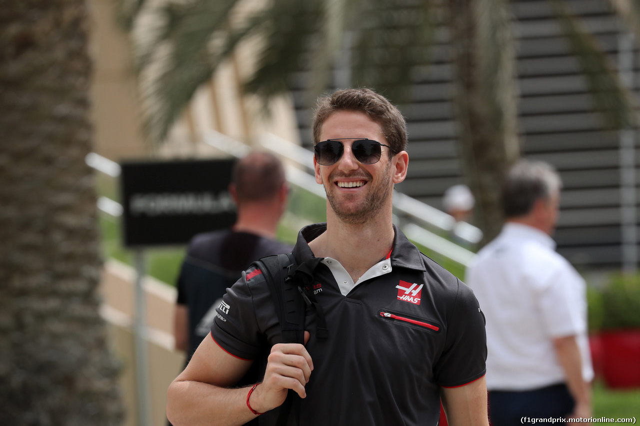GP BAHRAIN, 05.05.2018 - Romain Grosjean (FRA) Haas F1 Team VF-18