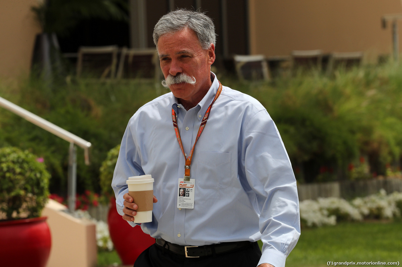 GP BAHRAIN, 05.05.2018 - Chase Carey (USA) Formula One Group Chairman